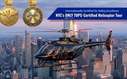 From New Jersey: City Lights or Skyline Helicopter Tour