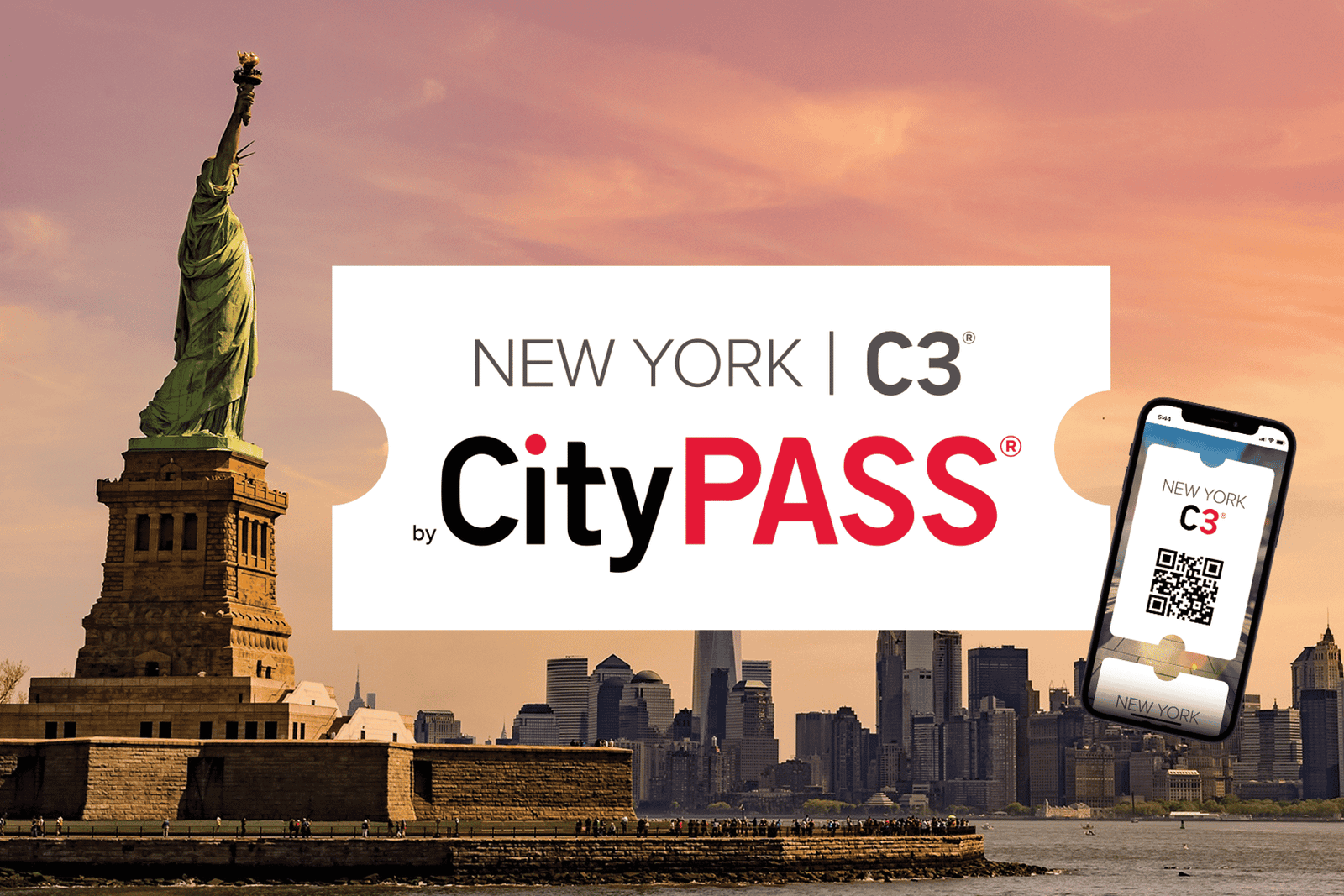 New York C3® by CityPASS: Tickets for 3 Top Attractions