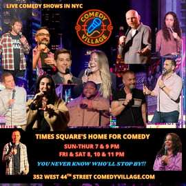 NYC: Comedy Village Times Square Stand-Up Show Ticket