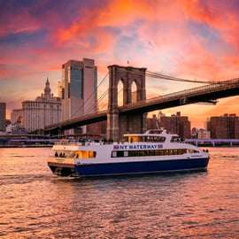 New York: crociera golden hour (2 ore)