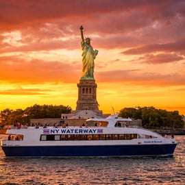 New York: crociera golden hour (2 ore)