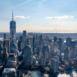 Vanuit New Jersey: City Lights of Skyline Helikoptervlucht