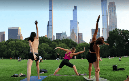 Central Park: Highest Rated Yoga Class in New York City!