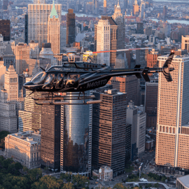 Vanuit New Jersey: City Lights of Skyline Helikoptervlucht