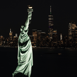 Vanuit New Jersey: City Lights of Skyline Helikoptervlucht