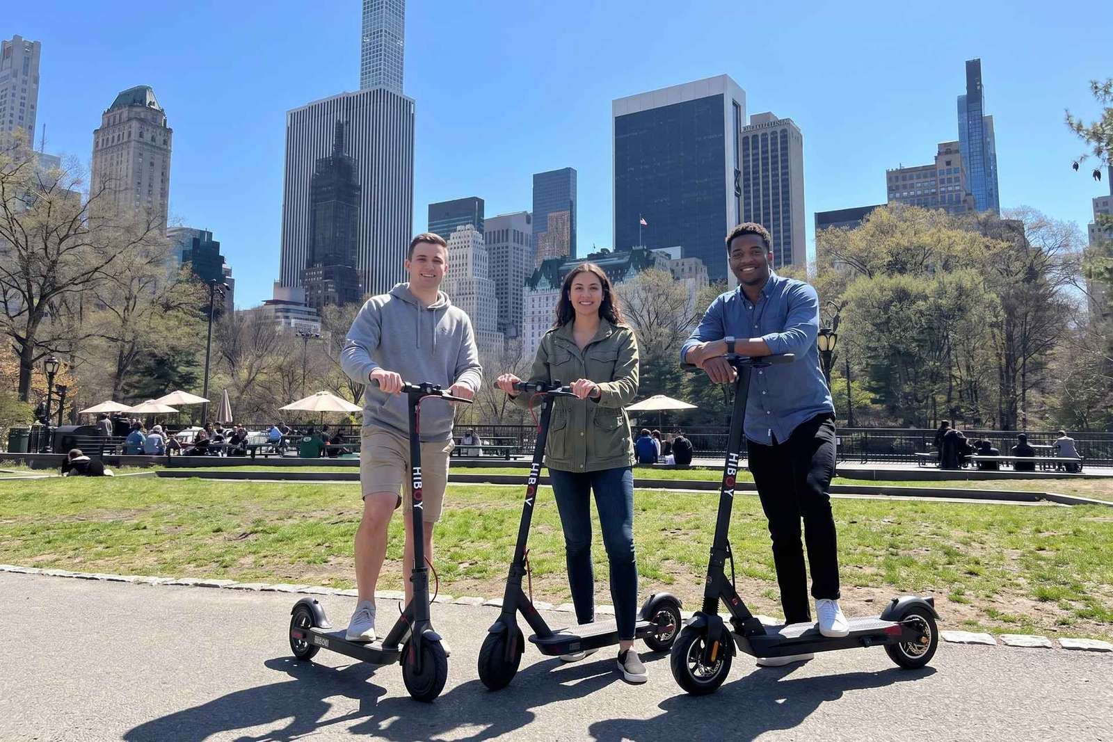 Verhuur elektrische scooters Central Park