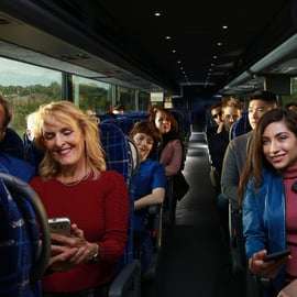 Manhattan: Bus Transfer from/to Newark Airport
