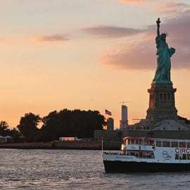 NYC: Statue of Liberty Sunset Cruise Skip-the-Line Ticket