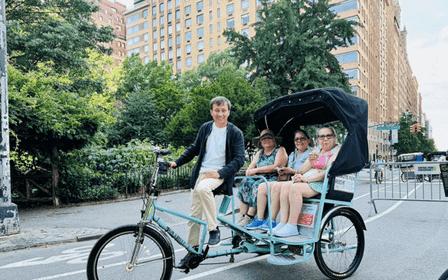 NYC: Guided Central Park Private Pedicab Tour (60 mins)