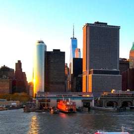 NYC: Statue of Liberty Sunset Cruise Skip-the-Line Ticket