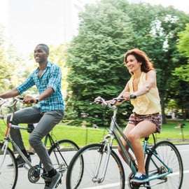 Uthyrning av elcyklar i Central Park