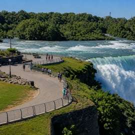 From New York: Niagara Falls by Day, Illuminated and Fireworks Option