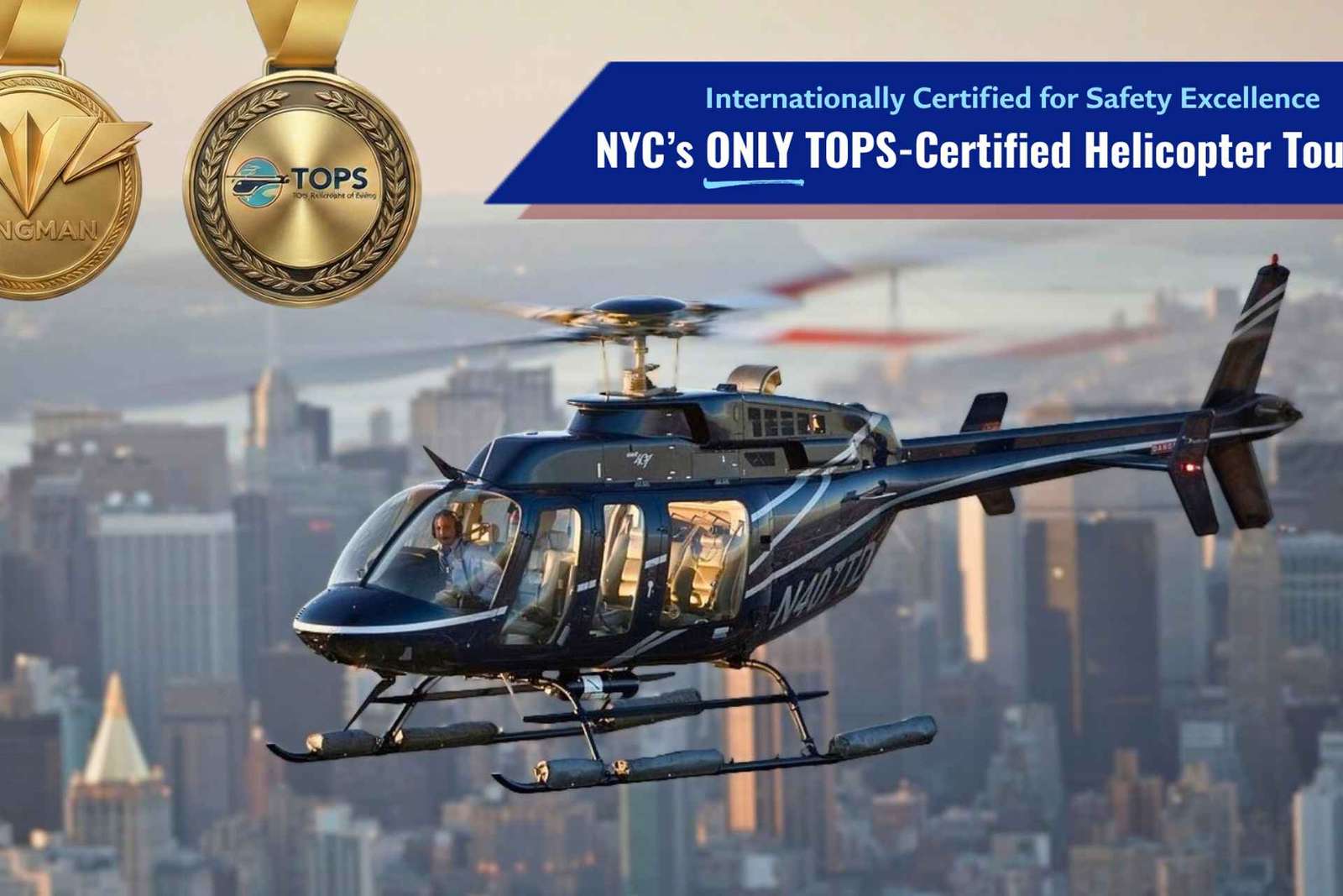NYC: Manhattan Eiland All-Inclusive Helikoptervlucht