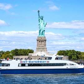 NYC: snelle rondvaart Vrijheidsbeeld (50 min)